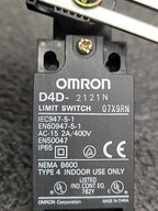 Lot of 3x Omron D4D-2121N Safety Switch Limit Roller Arm Industrial Sensor