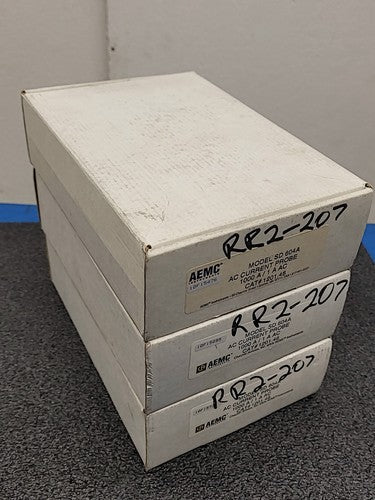 AEMC SD SD 604A AC Current Probe 1000 A / 1 A CAT #1201.46 Clamp Sensor Lot of 3
