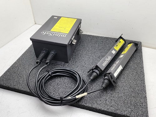 STI miniSafe MS4316  Safety Light Curtain 7.5" Beam Pair w/ Controller 42268-04