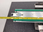 Beckhoff Stepper Motor Driven Extendable 2 Belt Conveyor 13" to 19" Extension A