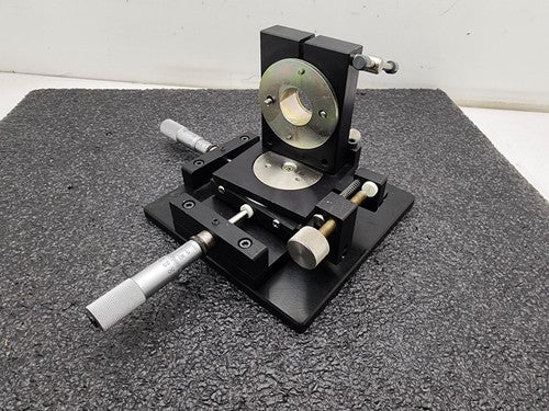 Dage 3 Axis Mirror Laser Lens Positioning X-Y-Theta Optical Stage Starrett Micro