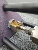 Stainless Steel Severe Service Union Bonnet Needle Valve 0.35 Cv Swagelok 4mm ID