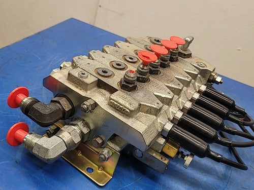 Parker Pulsar VPL Series Hydraulic Valve Manifold Block Solenoid Stack 5 Way A