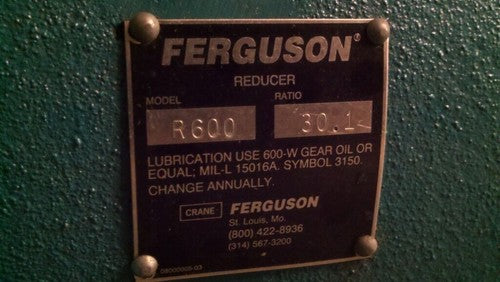 Camco Ferguson 362 12/2-F250-270R 6 Index Positions Rotary Indexing Table 13"
