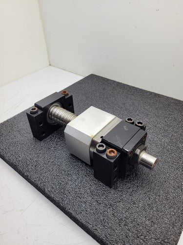 Ball Screw 3.5" travel 0.37" Pitch 1" input shaft 1.5" major Diameter Heavy Duty