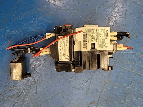 Mitsubishi TH-N20KP Contactor w/ S-N11 Thermal Overload Relay SQ250503F Caps