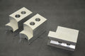 Serrated Soft Chuck Jaws, 4" x 2" x 2-7/16", Aluminum, Set of 3 (J15)