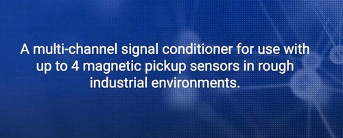 Dycor Magnetic Pickup Signal Conditioner 100-0649 10-30VDC 4 Channel DIN Rail