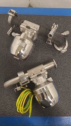 GEMU 650 Pneumatic Diaphragm Valve DN20 PN16 EPDM Stainless Steel Lot of 2x