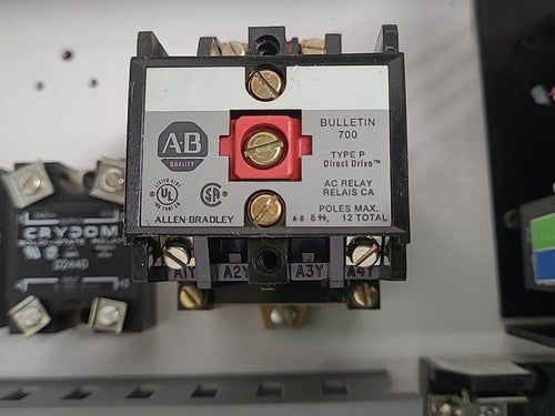 IDEC Micro-1 PLC Control Panel Lot Sola Power Supplies Crydom Relays DIN