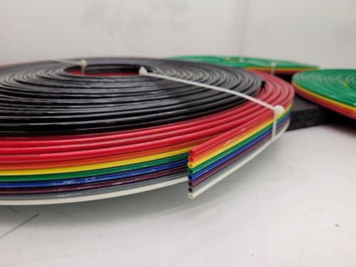 Lot of 3x 5WMP 95A Polyurethane Multi-Colored Ribbon Tubing (MCR) 5/32 x 3/32