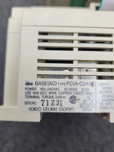 IDEC Micro-1 PLC FC1A-C2A1E Programmable Logic Controller w/ Expansion Module