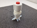 Entegris Fluoroware 201-97-01 2-Way Manual Diaphragm Valve 1/4" Flaretek Fitting