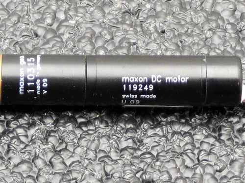 Maxon 119249 DC GearMotor 110315 Gear Reducer 1/2" Body 0.11 Shaft Diameter
