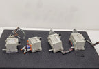 Lot of 4 SMC VQ1100-5  Solenoid Valve Blocks 24 Valves DIN Rail Mount DB25 Lot F