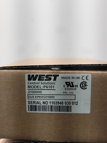 West Control Solutions P6101 PID Temperature Controller Process 2100000
