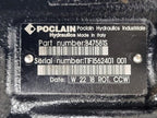 Poclain Hydraulics B47581S 3x Hydraulic Pump Stack CCW Rotation Unit E