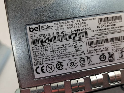F5 Networks PWR-0187-08 AC Power Supply 400W SPAFFIV-03G F5 2000S 4000S