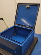 Hoffman Blue Steel Electrical Enclosure Junction Box Locking Gasket Seal 12x12x7