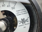 Wabash 208 HYD 50 Ton Limit Gauge Hydraulic Force Meter 7" Bore Cylinder
