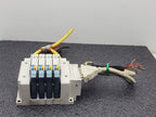 SMC SS5Y5-10F1-04B-N7 Pneumatic Dual Acting 4x Solenoid Valve Block