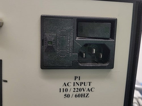 BIDTEC SP100 Spin Coater Control Unit 110/220VAC w/ Remote Switch Box Powers Up