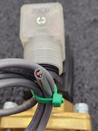 SMC 1" Solenoid VXZ2350-06-5DZ1 Air Water Oil Valve 24VDC 3/4" Hose Barb 145 PSI