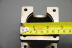 Motor Standoff Steel , 63mm High 70mm Sq, 76mm Bolt Hole Circle