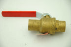 MUELLER 107-454HC, 3/4" Ball Valve Solder - Lot of 3 - NEW