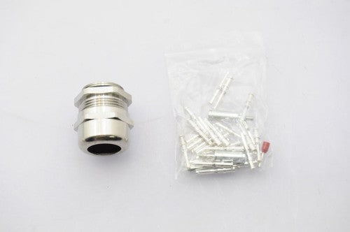 Harting 16A-gs-M25 Connector Kit With 25-Position Insert And Pins NEW