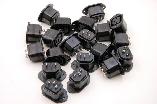 SwitchCraft AC Chassis Mount Female EC 305 15A 250V New Lot of 20
