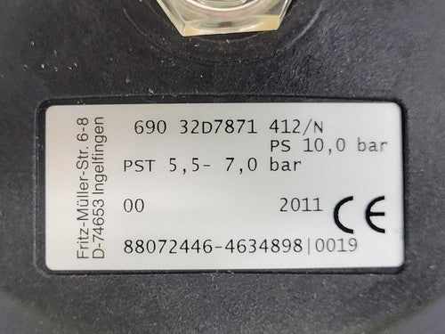 Lot of 4x Gemu Typ 710, 690 Diaphram, Butterfly Valve Air Open Spring Close