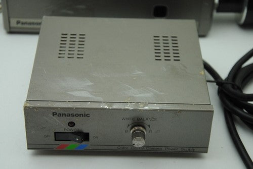 Panasonic WV-CD121 Camera & Power Supply WV-CD122, 120V