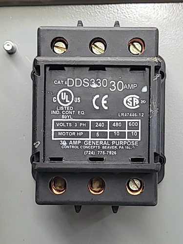 SCE SCE-12108CH Industrial Control Panel Enclosure Type 12 w/ On Off 12"x10"x8"