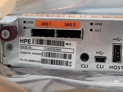 HP AW592B Storageworks MSA P2000 G3 SAS Controller 582934-002 SPS-Controller