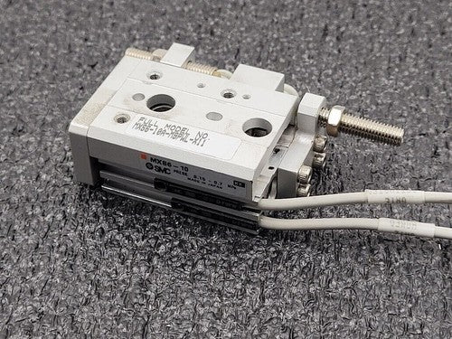 SMC MXS6-10 Pneumatic Dual Rod Cylinder Slide D-F9PW Sensors MXS6-10A-M9PWL-X11