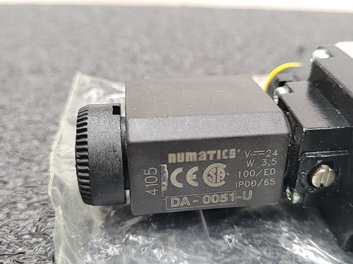 Numatics NAF252004N14AF Pneumatic Solenoid Poppet 3 Way Valve 24-145 PSIG 24V