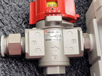 Lot of 2x SMC Filter Regulator Shutoff Vent Valve VHS30-03 AW40-03DG-A AL40-03-A