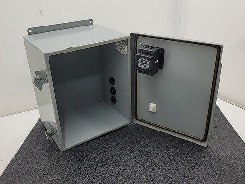 SCE SCE-12108CH Industrial Control Panel Enclosure Type 12 w/ On Off 12"x10"x8"