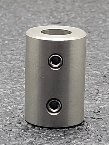 Lot of 8x  RC-050-S 1/2" Bore RIGID COUPLING SHAFT SET SCREW STAINLESS.
