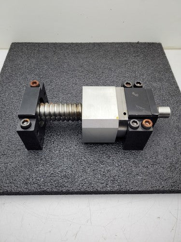 Ball Screw 3.5" travel 0.37" Pitch 1" input shaft 1.5" major Diameter Heavy Duty