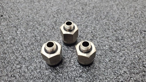 3x SMC KAH10-U02 Antistat One-Touch Fittings 10mm Applicable Tubing 1/4" Thread