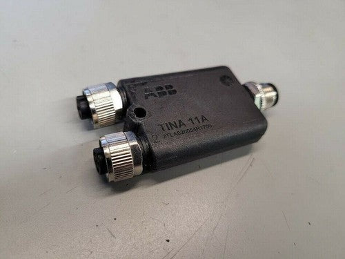 Asea Brown Boveri ABB TINA 11A 2TLA020054R1700 DYNlink 2x M12-5 F and 1x M12-5 M