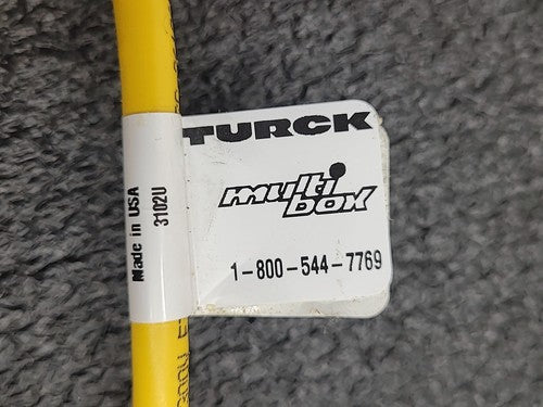 Turck VB VB 40-P7X5-5 Multi Box Junction Cable Cordset U7008 M12 Sensor 4 Port