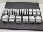 Lot of 20  ETI Fuse Holder EFD 10 1p 10 x 38 002540001 DIN Rail 3, 2 and 1 Unit