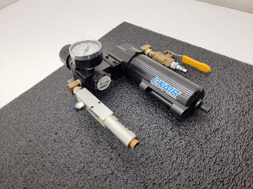 EXAIR E-VAC VACUUM 9001 Filter 9008 Regulator 820002 Vacuum Module