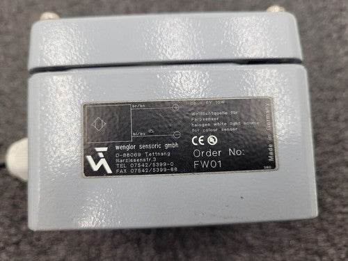 Wenglor FN04 Color Sensor Amplifier FW01 White Light Source FD01 Colour Sensor