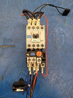 Mitsubishi TH-N20KP Contactor w/ S-N11 Thermal Overload Relay SQ250503F Caps