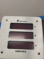 Bitronics ATAIE1 3 Phase Digital Ammeter Current Meter ABC Panel Mount