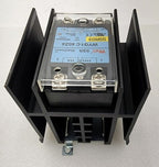 WYES SSR WYG1C40Z4 Solid State Relay w/ Heatsink DIN Rail Mount Cover 240VAC 40A